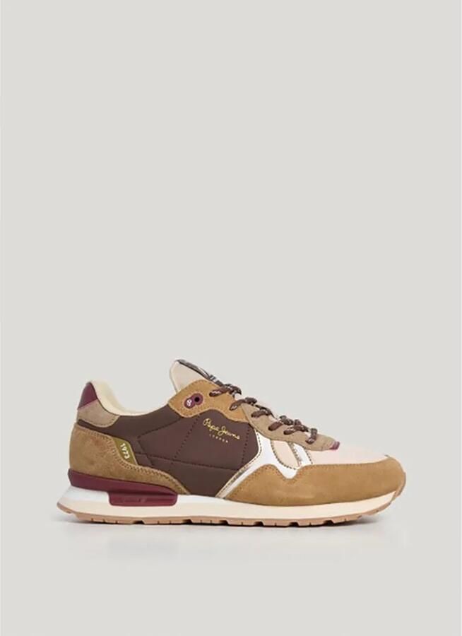 Pepe Jeans Brit City Schoenen Bruin Vrouw
