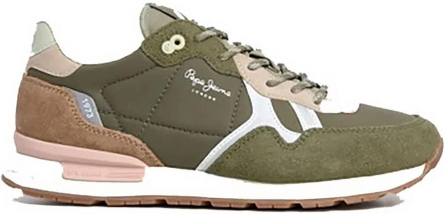 Pepe Jeans Brit City Schoenen Groen Vrouw