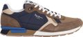 Pepe Jeans Brit Colors Schoenen Blauw Man - Blauw/Beige