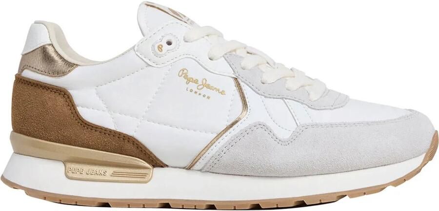 Pepe Jeans Brit Elite Schoenen Wit Vrouw