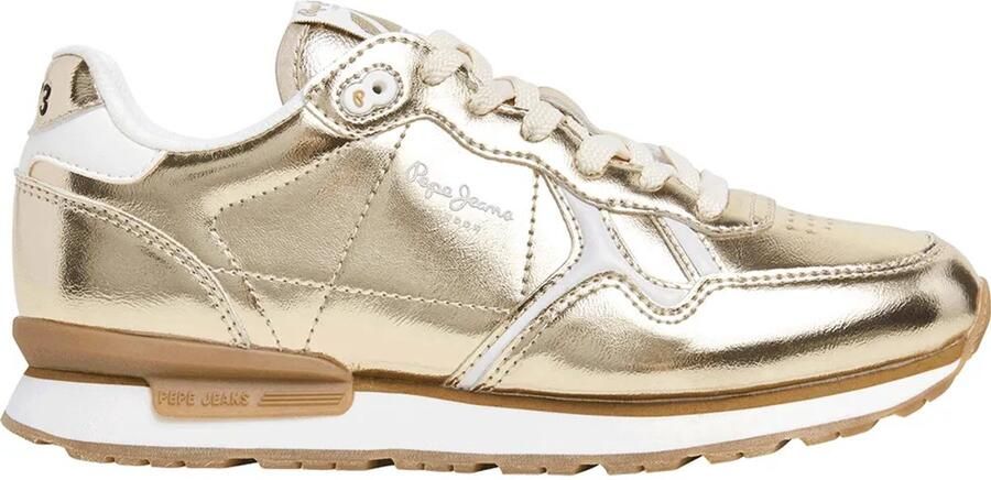 Pepe Jeans Brit Gold W Schoenen Goud Vrouw
