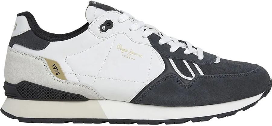 Pepe Jeans Brit Half Schoenen Wit Zwart Man