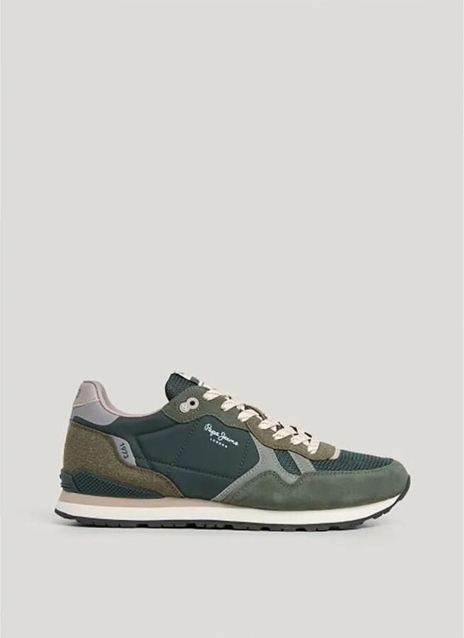 Pepe Jeans Brit League Schoenen Groen Man