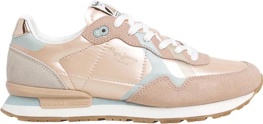 Pepe Jeans Brit Printy W Schoenen Beige Vrouw