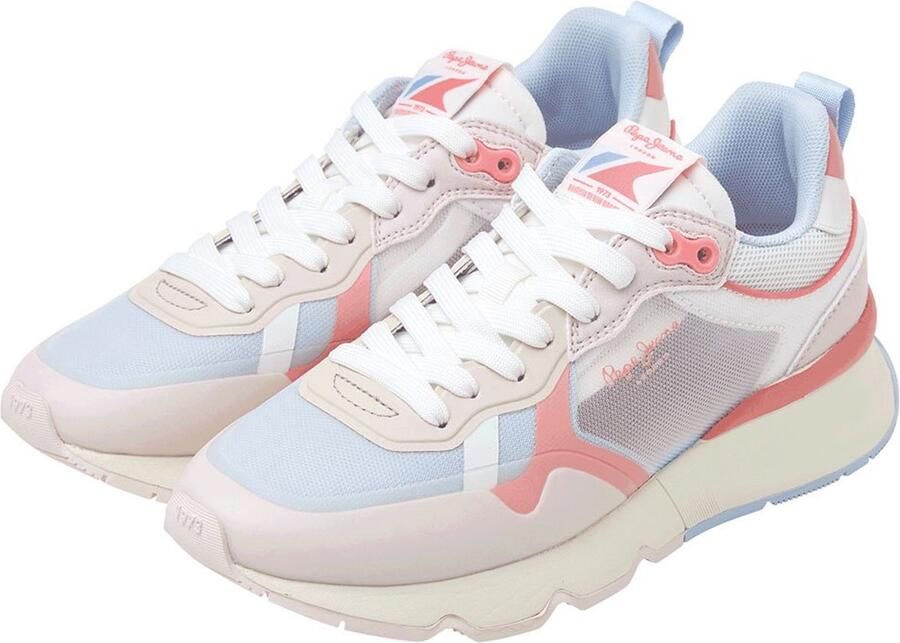 Pepe Jeans Brit Pro Bright Lage Sneakers Roze Vrouw - Foto 2