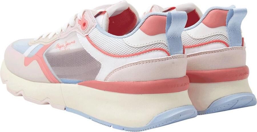 Pepe Jeans Brit Pro Bright Lage Sneakers Roze Vrouw - Foto 3
