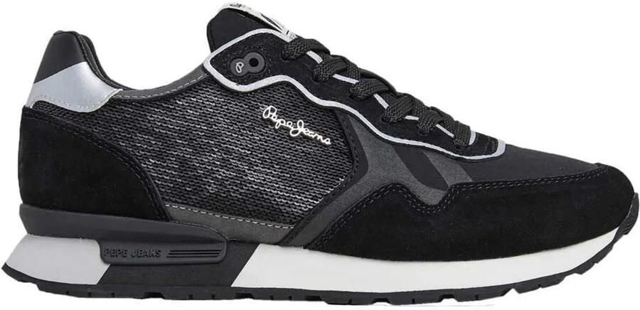 Pepe Jeans Brit Sequins Schoenen Zwart Vrouw