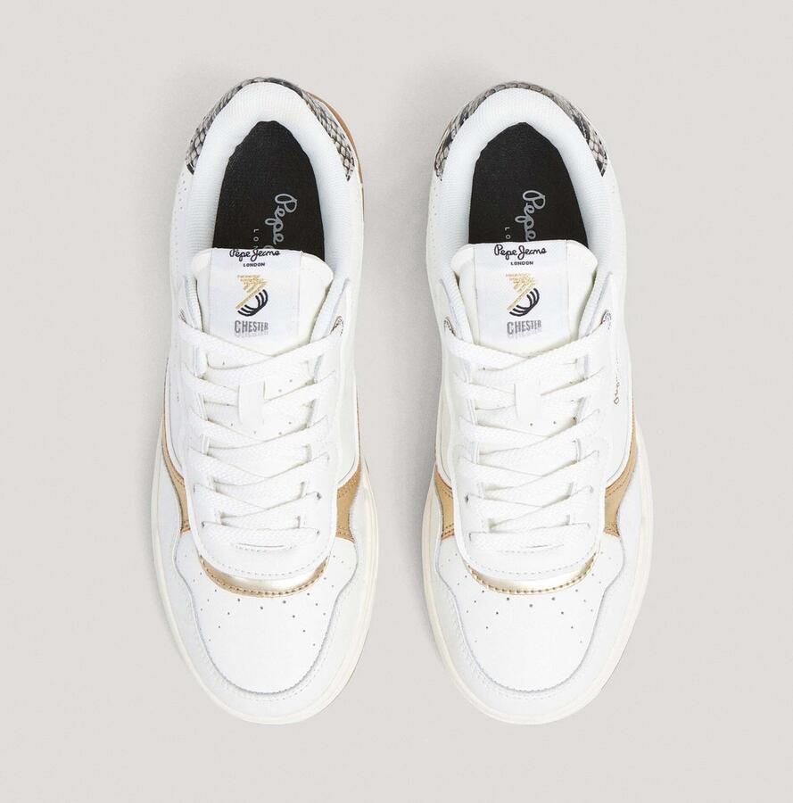 Pepe Jeans Chester Snake W Sneakers Fashion Wear Vrouwen