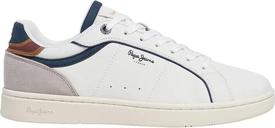 Pepe Jeans Sneakers laag 'CLAY CLASS' navy lichtgrijs bordeaux wit