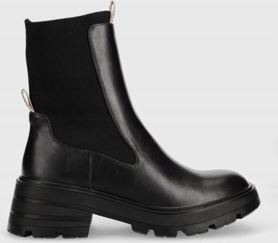 Pepe Jeans Serie Dameslaarzen Zwart Synthetisch Leer Instappers