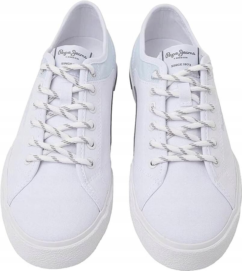 Pepe Jeans Damessneakers Wit Vetersluiting