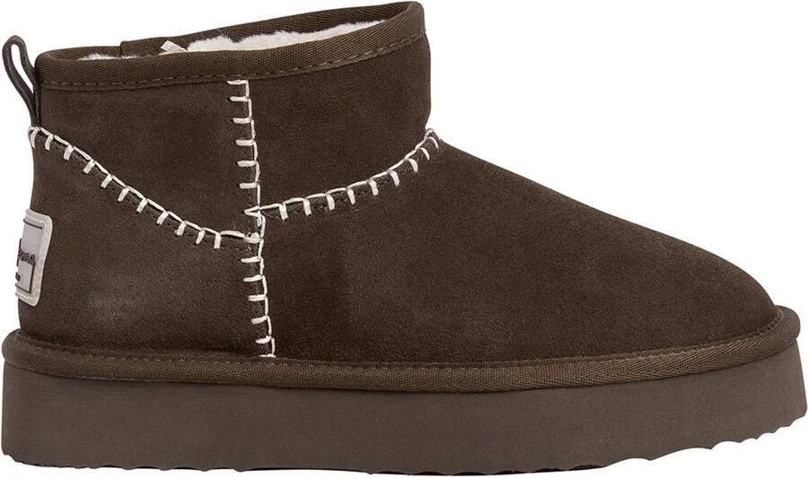 Pepe Jeans Boots 'Dissy' chocoladebruin