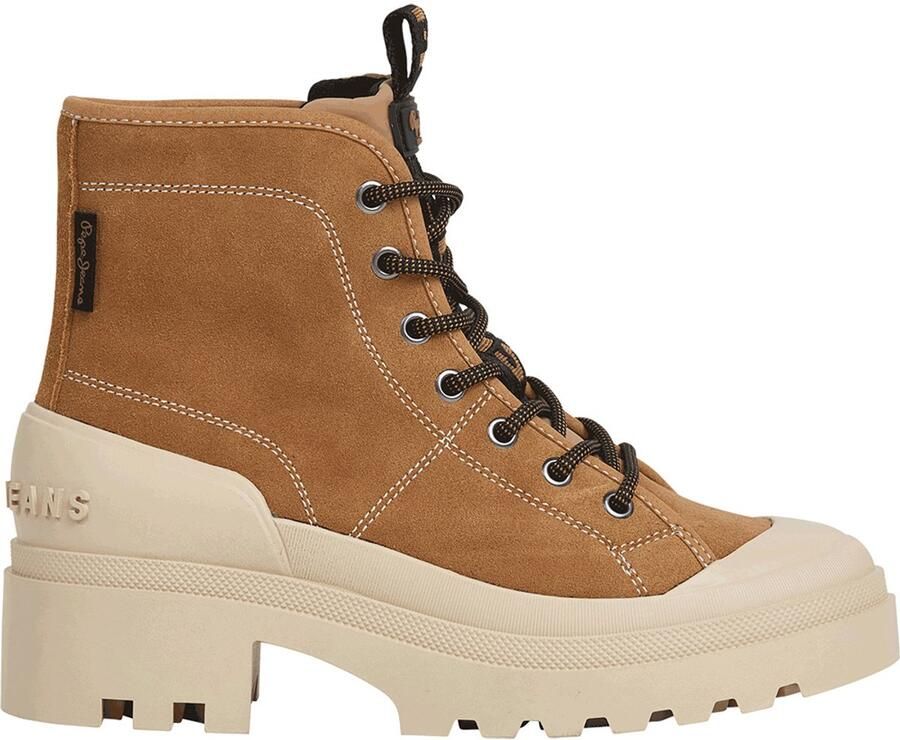 Pepe Jeans Hale Basic Booties Bruin Vrouw