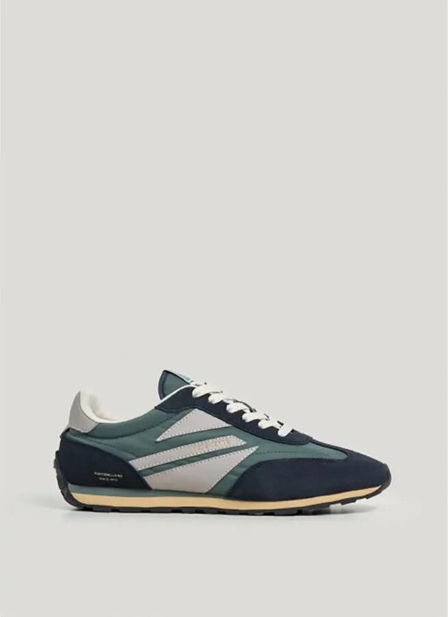 Pepe Jeans Sneakers laag 'Jason Streem' navy lichtgrijs smaragd