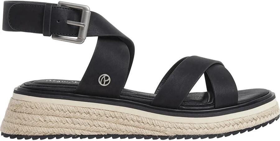 Pepe Jeans Kate Nature Sandalen Zwart Vrouw