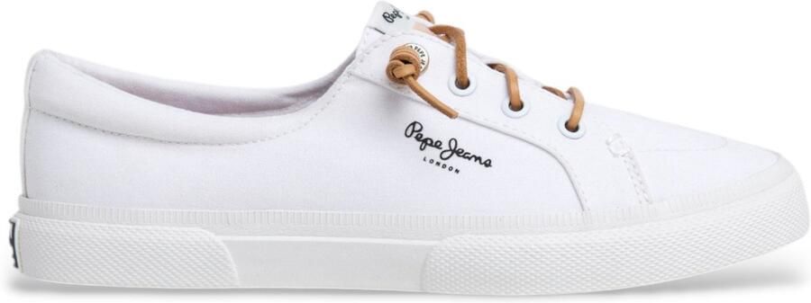 Pepe Jeans Kenton Block Schoenen Wit Vrouw