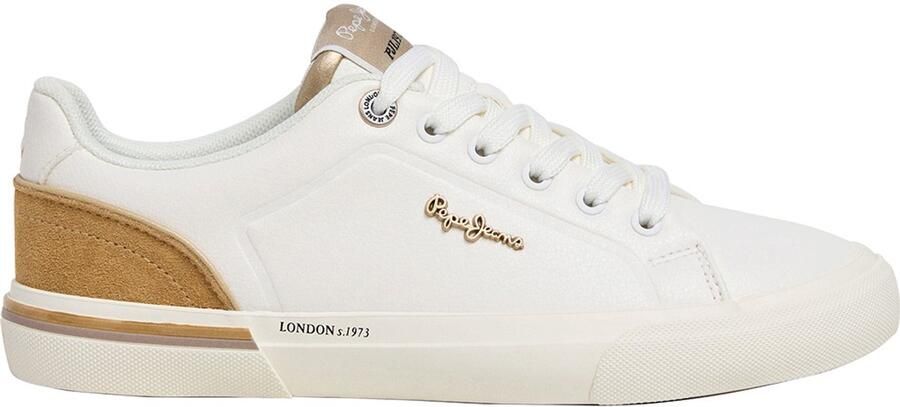 Pepe Jeans Kenton Campus Schoenen Wit Vrouw