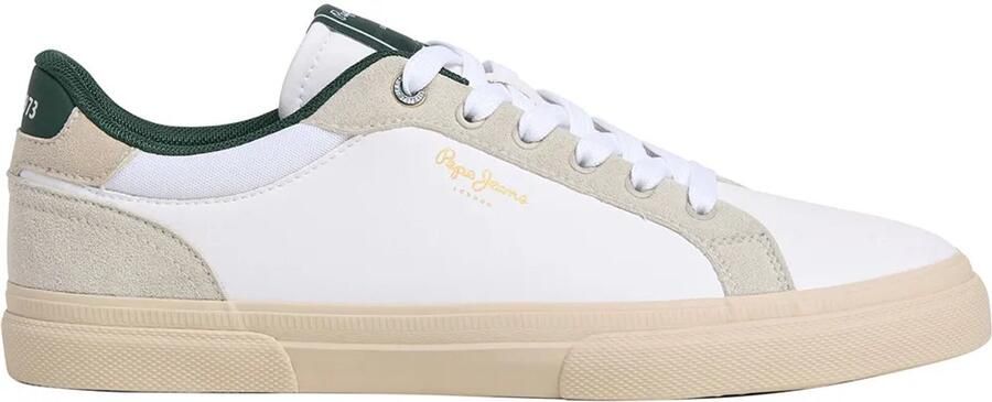 Pepe Jeans Sneakers laag 'KENTON CITY' ecru groen wit