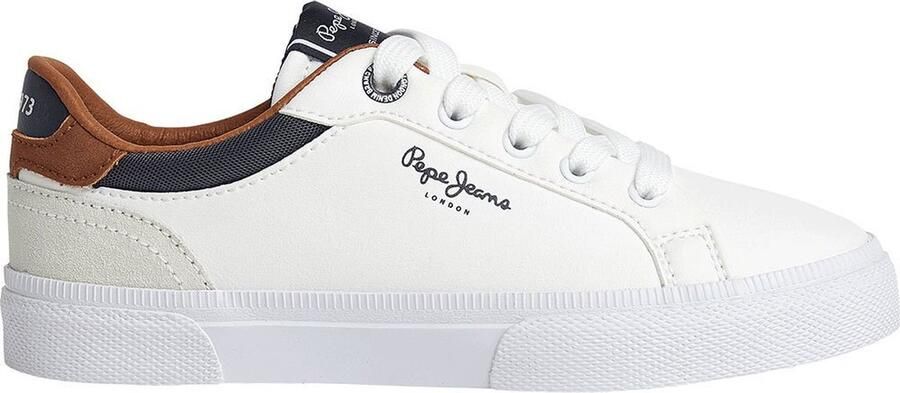 Pepe Jeans Kenton Court B Schoenen Wit Jongens