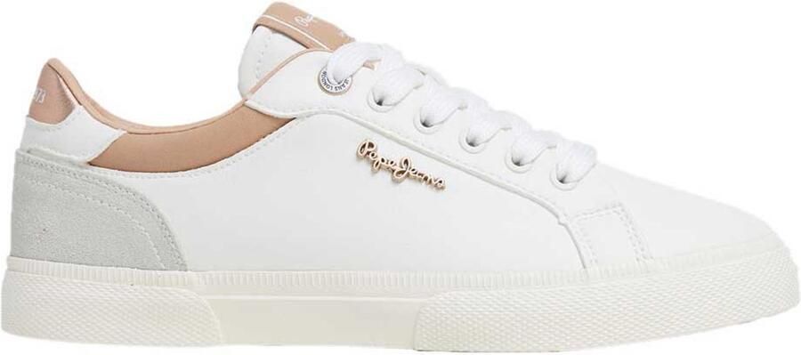 Pepe Jeans Kenton Court Sneakers Beige Dames