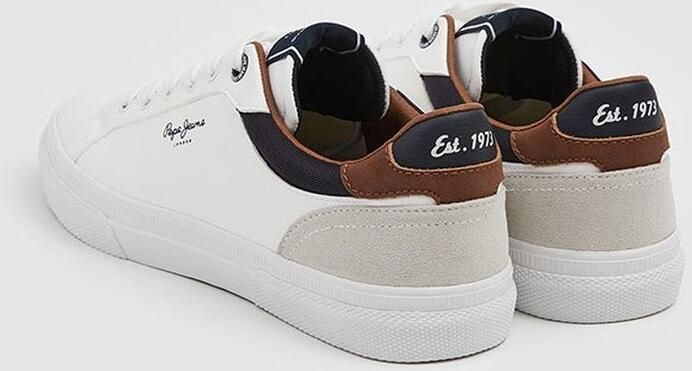 Pepe Jeans Heren Schoenen Klassieke Stijl White Heren - Foto 6