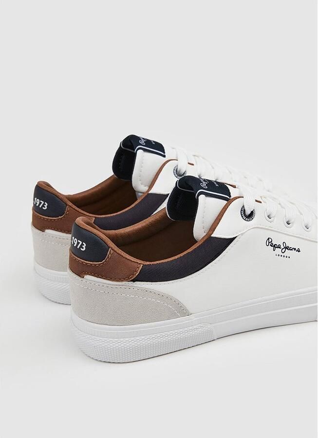 Pepe Jeans Heren Schoenen Klassieke Stijl White Heren - Foto 2