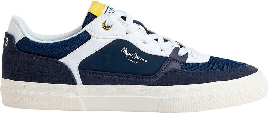 Pepe Jeans Kenton Sportieve Sneakers Blauw Lage Heren Mesh - Foto 2