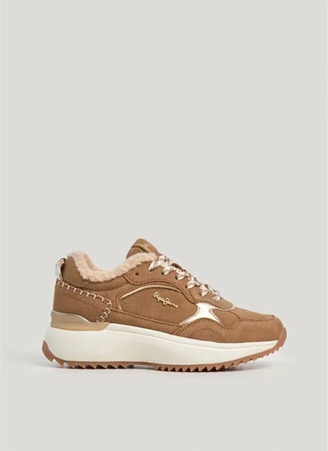 Pepe Jeans Sneakers laag 'Kimi One' cognac
