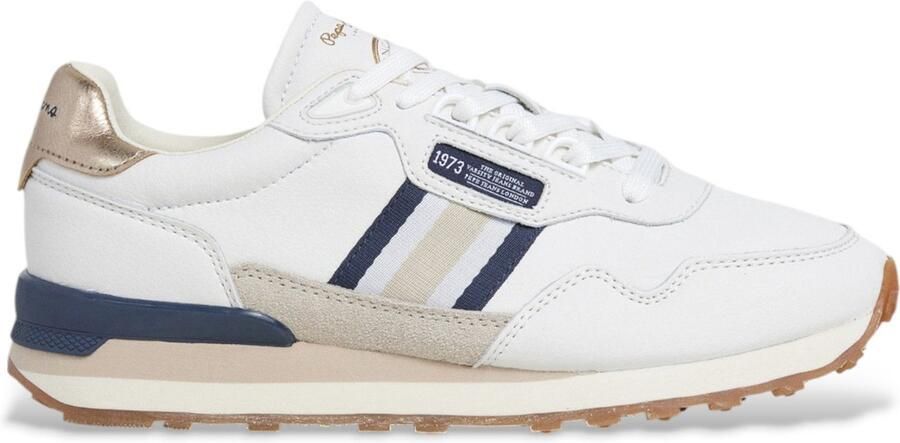 Pepe Jeans Kingston Nature Leren Sneakers