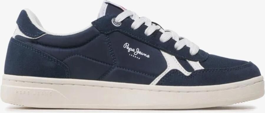 Pepe Jeans Kore Vintage M Sportschoenen Blauw Leer en Textiel