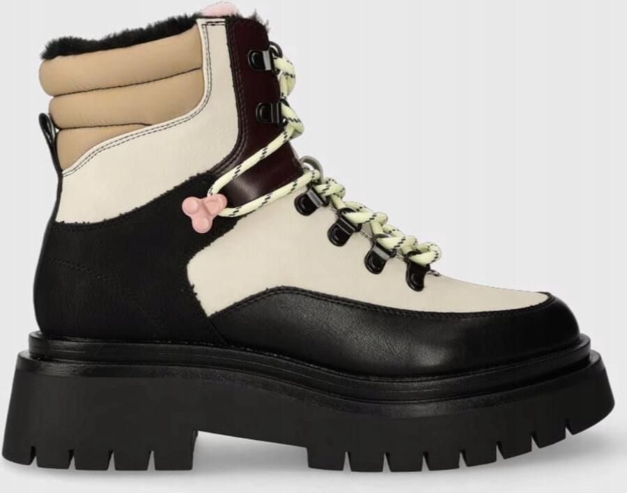 Pepe Jeans Dames Laarzen Beige Ocieplane Winter