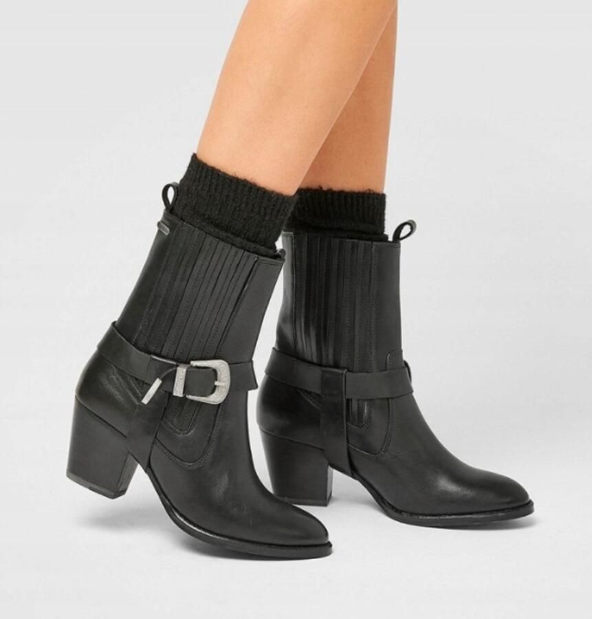 Pepe Jeans Laarzen Zwart Lederen