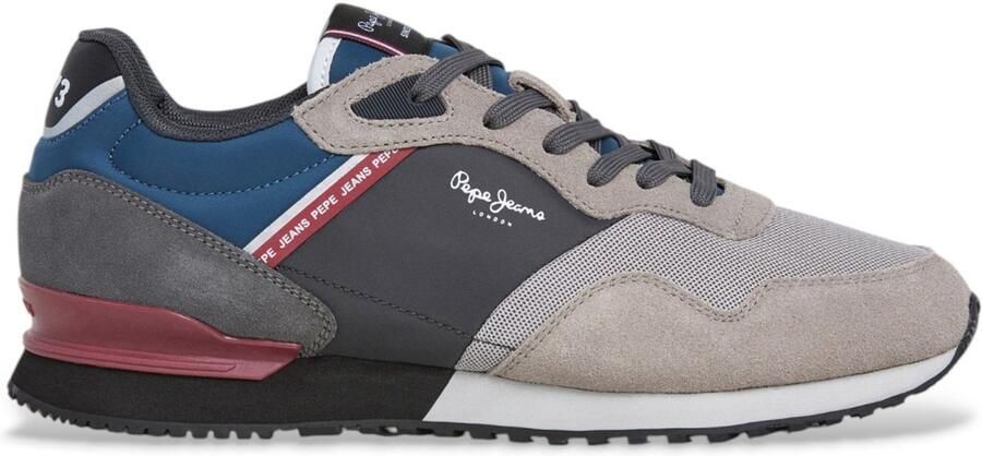 Pepe Jeans Leren sneakers Londen Brick