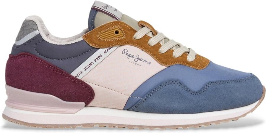 Pepe Jeans Leren sneakers Londen Logo