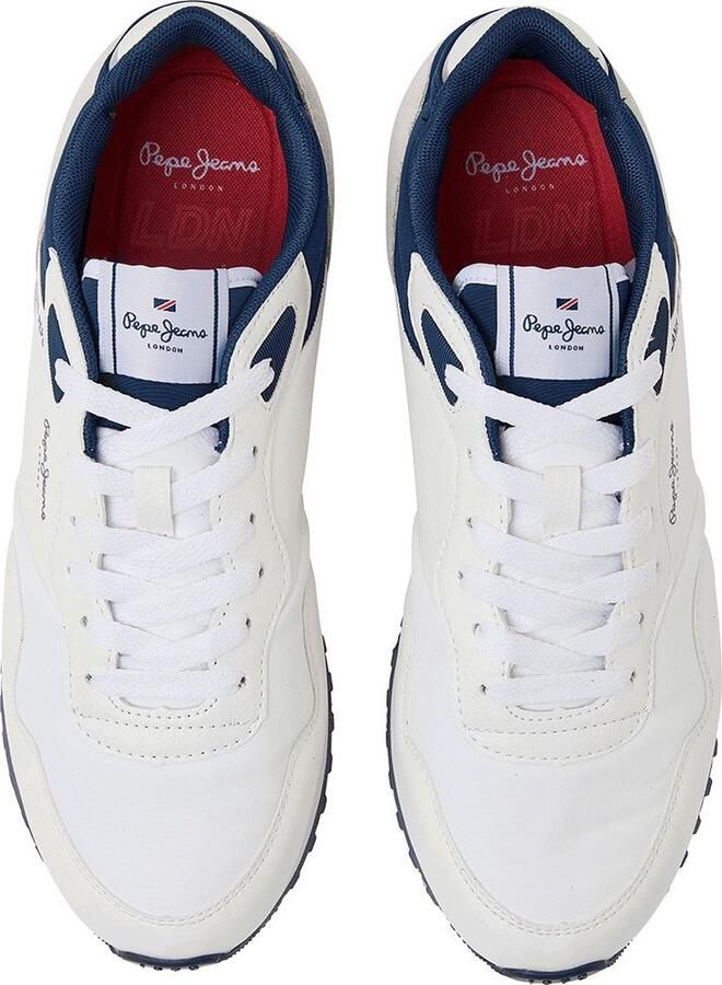 Pepe Jeans Serie Witte Sportschoenen Vetersluiting - Foto 3
