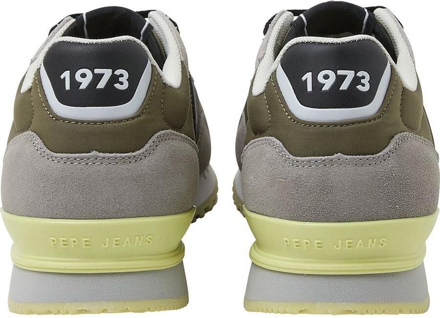 Pepe Jeans London One Hero Sneakers Khaki Green Heren - Foto 2