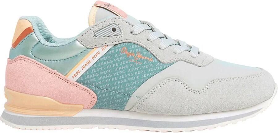 Pepe Jeans London Print Schoenen Grijs Vrouw