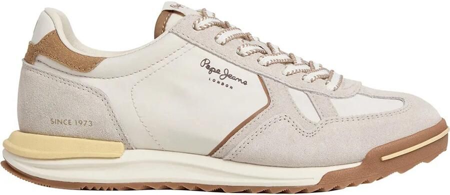 Pepe Jeans Sneakers laag 'MARVIN LIGHT' camel taupe wit