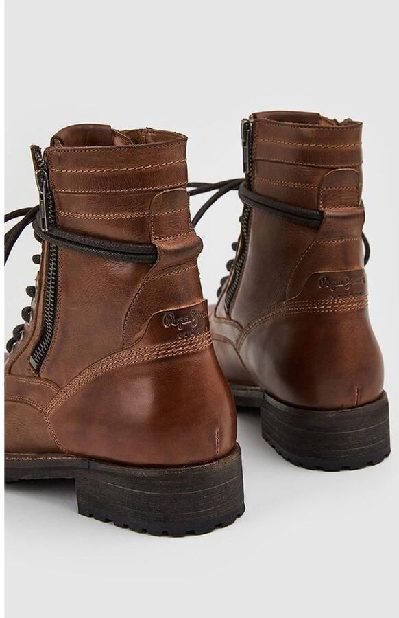Pepe Jeans Melting Combat Laarzen Tobacco Dames - Foto 6