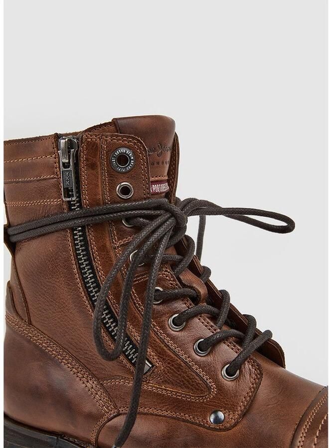Pepe Jeans Melting Combat Laarzen Tobacco Dames - Foto 5