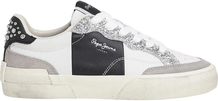 Pepe Jeans Milan Court Schoenen Wit Vrouw