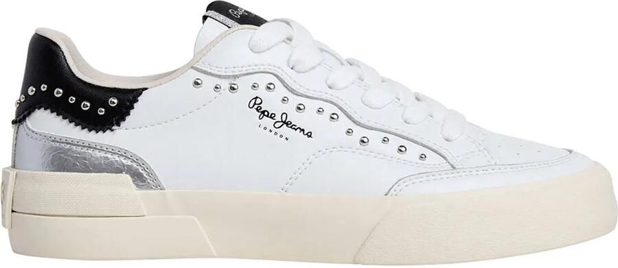Pepe Jeans Milan Iron Schoenen Wit Vrouw