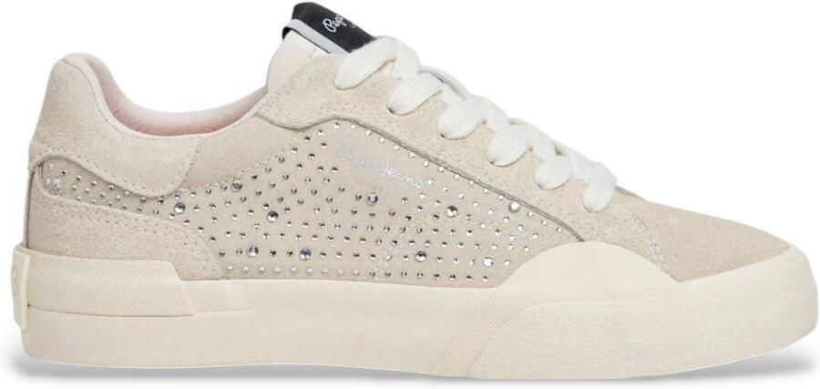 Pepe Jeans Milan Shine grijze sportschoenen