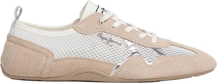 Pepe Jeans Noa Net Schoenen Beige Vrouw