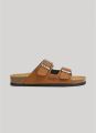 Pepe Jeans Muiltjes 'Oban Classic' karamel zwart zilver - Bruin