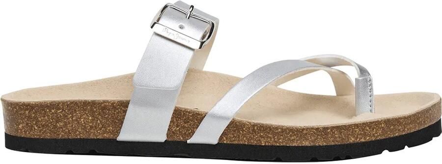 Pepe Jeans Oban Cool Sandalen Zilver Vrouw