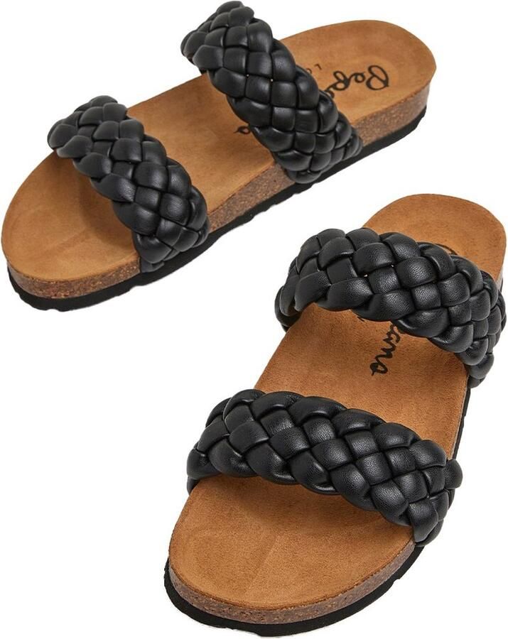 Pepe Jeans Oban Double Tree 2 Sandalen Zwart Vrouw