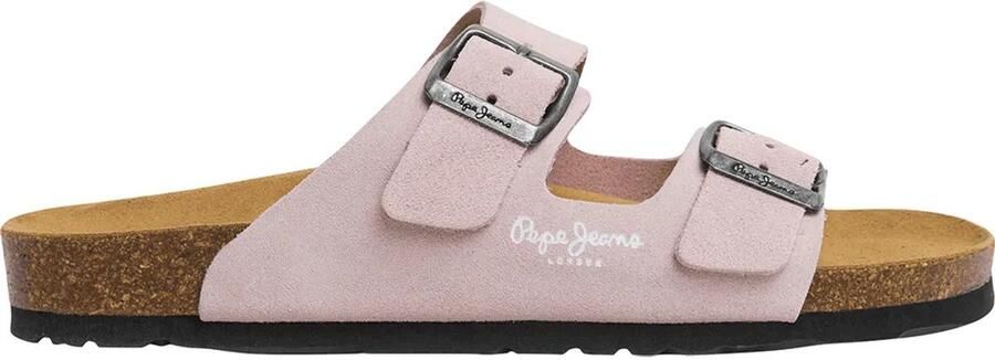 Pepe Jeans Oban Suede Sandalen Roze Vrouw