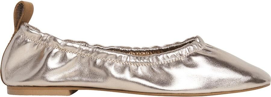 Pepe Jeans Poppy Logo Ballerina´s Goud Vrouw