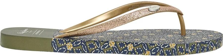 Pepe Jeans Rake Wing Slippers Goud Vrouw
